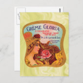  Creme Gloria Vanishing Skin Creme Briefkaart (Voorkant / Achterkant)
