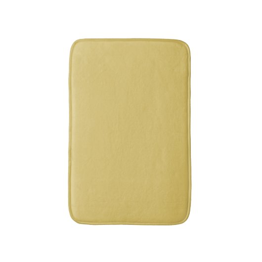 Crème Goud Effen Kleur Badmat (Voorkant Verticaal)