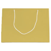Crème Goud Effen Kleur Groot Cadeauzakje (Voorkant)