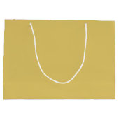 Crème Goud Effen Kleur Groot Cadeauzakje (Achterkant)