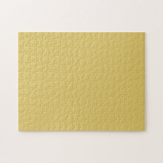 Crème Goud Effen Kleur Legpuzzel (Horizontaal)