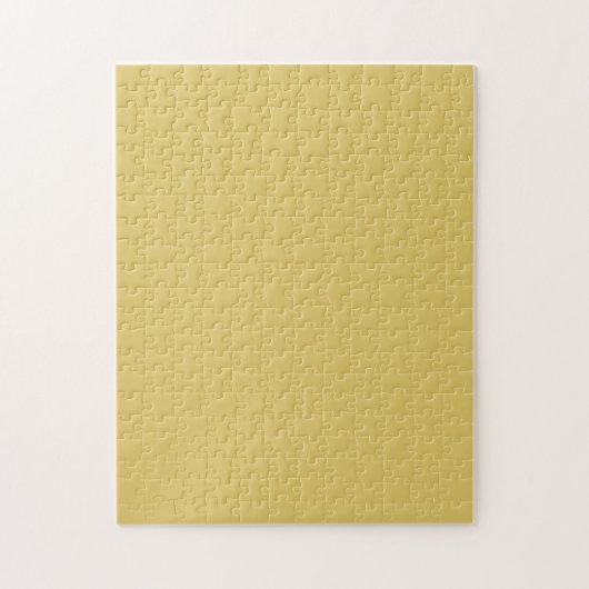 Crème Goud Effen Kleur Legpuzzel (Verticaal)