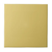 Crème Goud Effen Kleur Tegeltje (Voorkant)