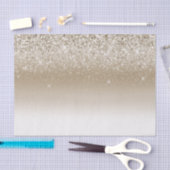 Crème Gouden Glans Glitter Bruiloftsfeest Tissuepapier (Craft)