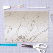 Crème Gouden Glanzende Marmer Glitter Bruiloft Fee Tissuepapier (Craft)