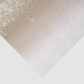 Crème Gouden Glitters Bruiloftsfeest Tissuepapier (Detail)