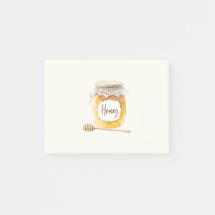Crème Gouden Honingpot Voeding Keuken Post-it® Notes
