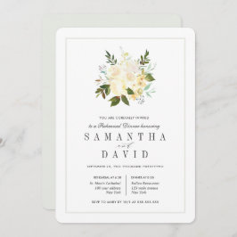 Crème + Grijs | Biologisch bruiloft repetitie dine Kaart