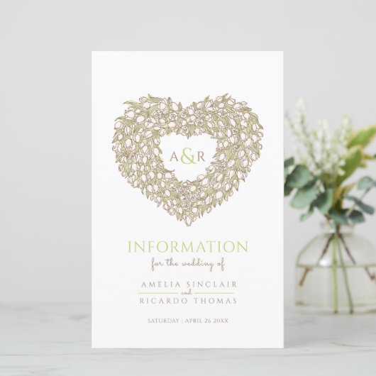 Crème groene tulphartretinformatie (Staand voorkant)