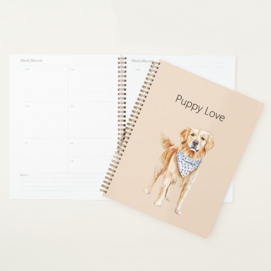 Crème Hond Puppy Love Planner (Display)