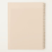 Crème Hond Puppy Love Planner (Achterkant)