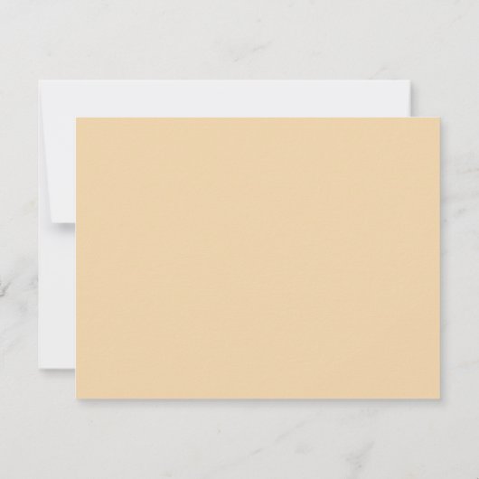 Crème, ivoor, latte Waterverf Rozen monogram Notitiekaartje (Achterkant)