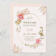 Crème kalme bloemen elegant