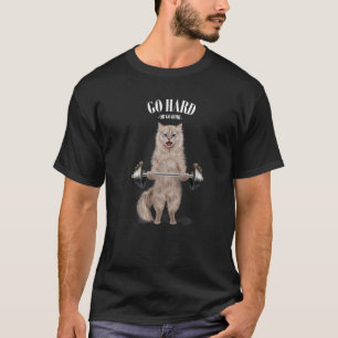 Crème Kattenspiertraining Krachttraining Fitness I T-shirt