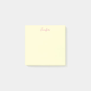 Crème kleur elegante moderne minimalistische gewon post-it® notes