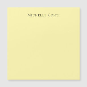 Crème Kleur Minimalistische Plain Elegant Magnetis