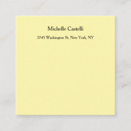 Crème Kleur Professioneel Uniek Klassiek Informatiekaartje