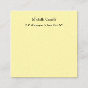 Crème Kleur Professioneel Uniek Klassiek Informatiekaartje