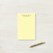 Crème Kleur Uniek Origineel Klassiek Professioneel Post-it® Notes (Op bureau)