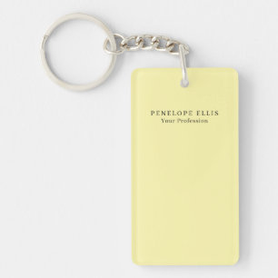 Crème Kleur Unieke Originele Klassieke Professiona Sleutelhanger