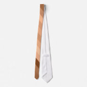 Crème, Koffie, Bruine kleur Retro Stripes - Stropd Stropdas (Achterkant)