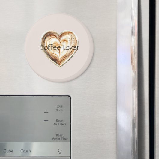 Crème Koffie Hart Magneet (Insitu (Koelkast))