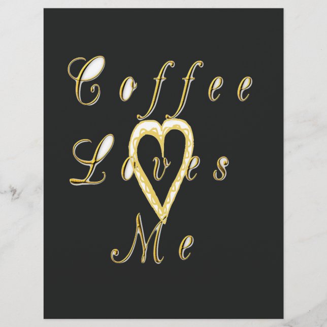 Crème Koffieliefhebbers Ontwerp (Voorkant)