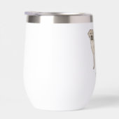 Crème Labradors Retriever Lab Honden Kunst Aangepa (Rechts)