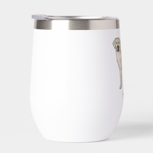 Crème Labradors Retriever Lab Honden Kunst Aangepa (Rechts)