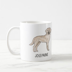 Crème Labradors Retriever Mooie Lab Hond Aangepast Koffiemok