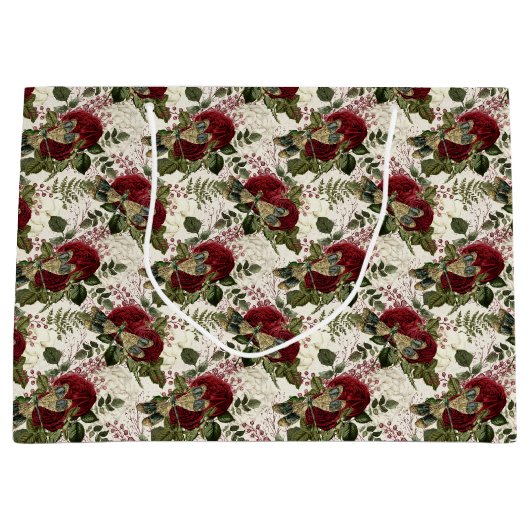 Crème Libellen en Rozen Groot Cadeauzakje (Voorkant)