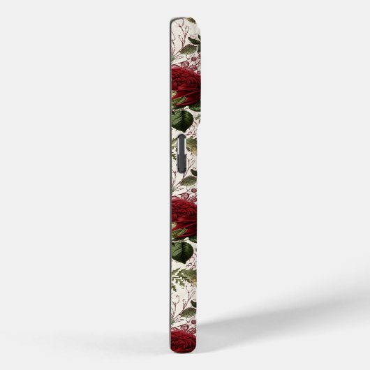 Crème Libellen en Rozen Monogram Case-Mate iPhone Case (Achterkant / Rechts)