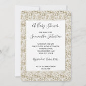 Crème Luipaardprint Kaart (Voorkant)