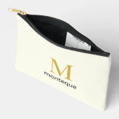 Crème Luxe Gepersonaliseerd Monogram Cadeau Voor H Etui (Open)