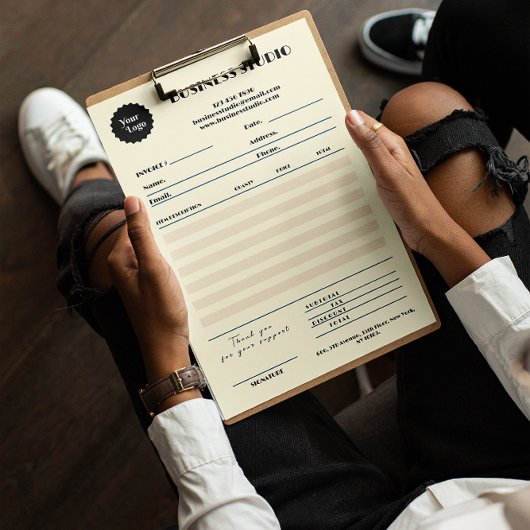 Crème Marmeren Factuur Verkoopbon Kleine Bedrijven