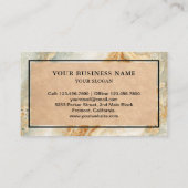 Crème Marmeren Graniet Splashback Keuken Aanrecht Visitekaartje (Achterkant)