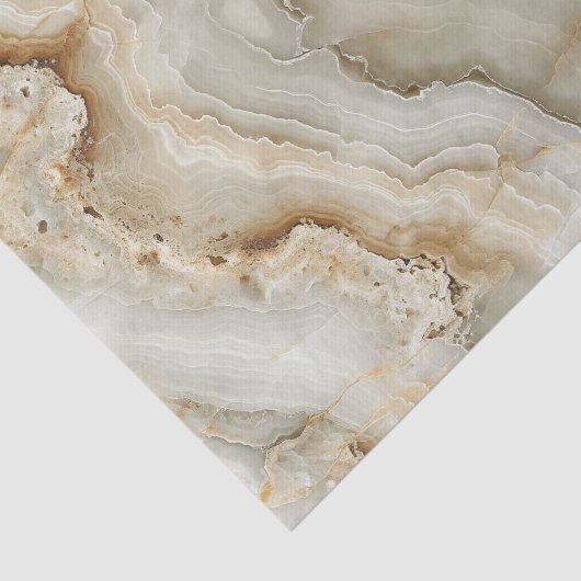 Crème Marmeren Textuur Tissuepapier (Detail)