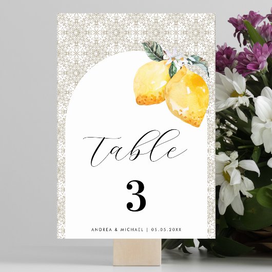 Crème mediterrane Tegel Spaans Italiaans bruiloft Kaart