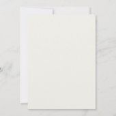 Crème Minimalistisch Trouwtafel Nummer Kaart (Achterkant)