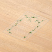 Crème Monogram Eucalyptus krans Vrijgezellenfeest Acryl Uitnodigingen (Laagn)