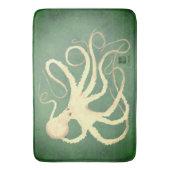 Crème Octopus op slak - Grote Wisdiermat Badmat (Voorkant Verticaal)
