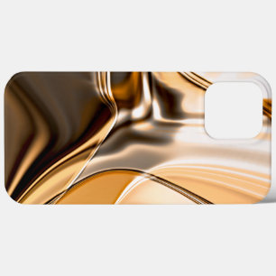 Crème oranje tot bruine gedraaide reflecterende ve Case-Mate iPhone case