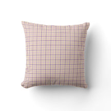 Crème Paarse Gestreepte Klassieke Patroon Retro