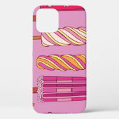 Crème patroon, illustratie. Case-Mate iPhone case (Achterkant)