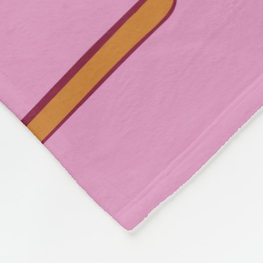 Crème patroon, illustratie.  fleece deken (Hoek)