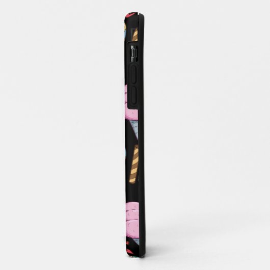 Crème-patroon | Lolbuispatroon | lolly 24 Case-Mate iPhone Case (Achterkant/links)