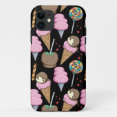 Crème-patroon | Lolbuispatroon | lolly 24 Case-Mate iPhone Case (Achterkant)