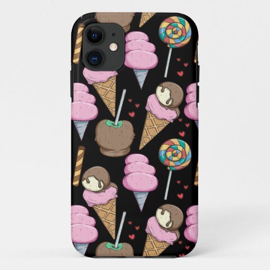 Crème-patroon | Lolbuispatroon | lolly 24 Case-Mate iPhone Case (Achterkant)
