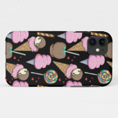 Crème-patroon | Lolbuispatroon | lolly 24 Case-Mate iPhone Case (Achterkant (horizontaal))