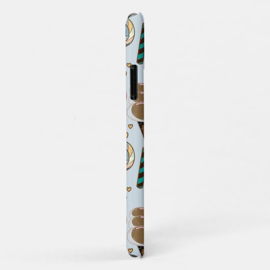 Crème-patroon | Lolbuispatroon | lolly 25 Case-Mate iPhone Case (Achterkant/rechts)